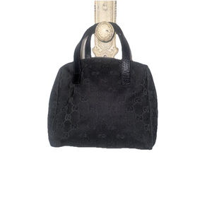 GUCCI GG canvas mini Boston handbag black Balthus